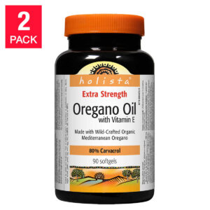 Holista Extra Strength Oregano Oil with Vitamin E - 2 x 90 softgels
