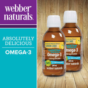 webber naturals Crystal Clean from the sea - Omega-3 Liquid 1250 mg